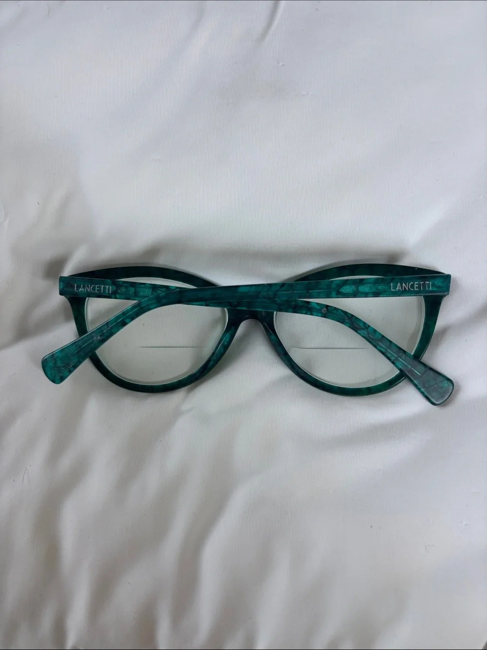 Lancetti Eyeglass Frame Emerald Green